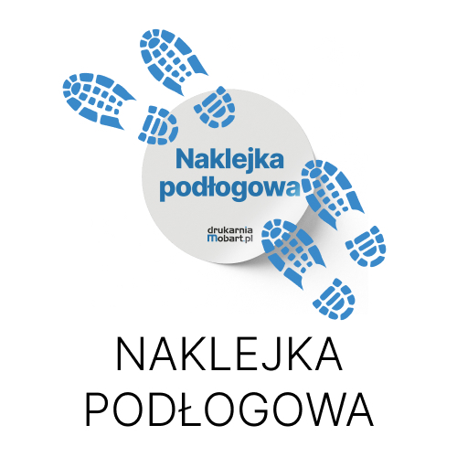 Naklejki podłogowe dowolny kształt, atest.