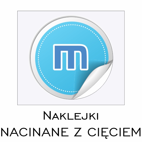 Naklejki nacinane i cięte