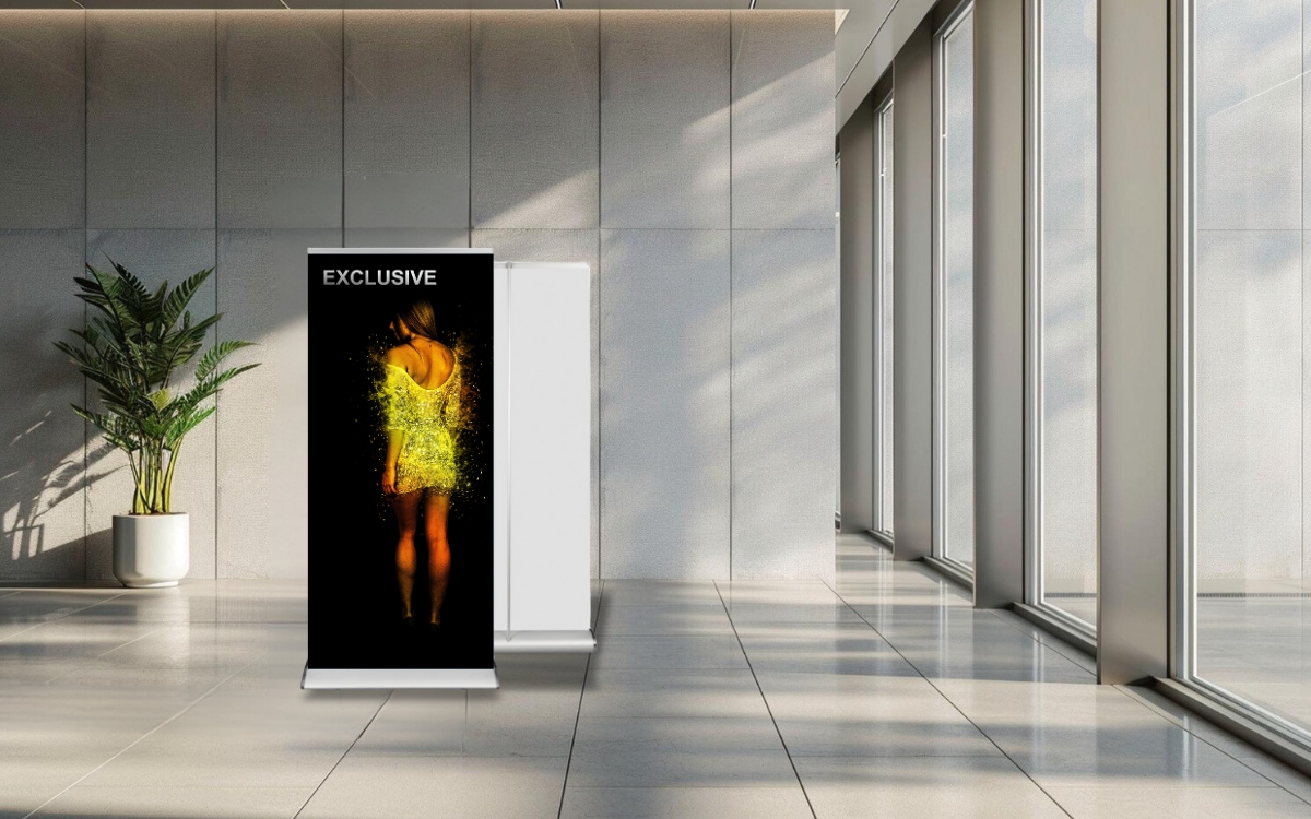 Roll-up Exclusive &ndash; aranżacja i ekspozycja