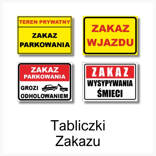 Tabliczki Zakazu