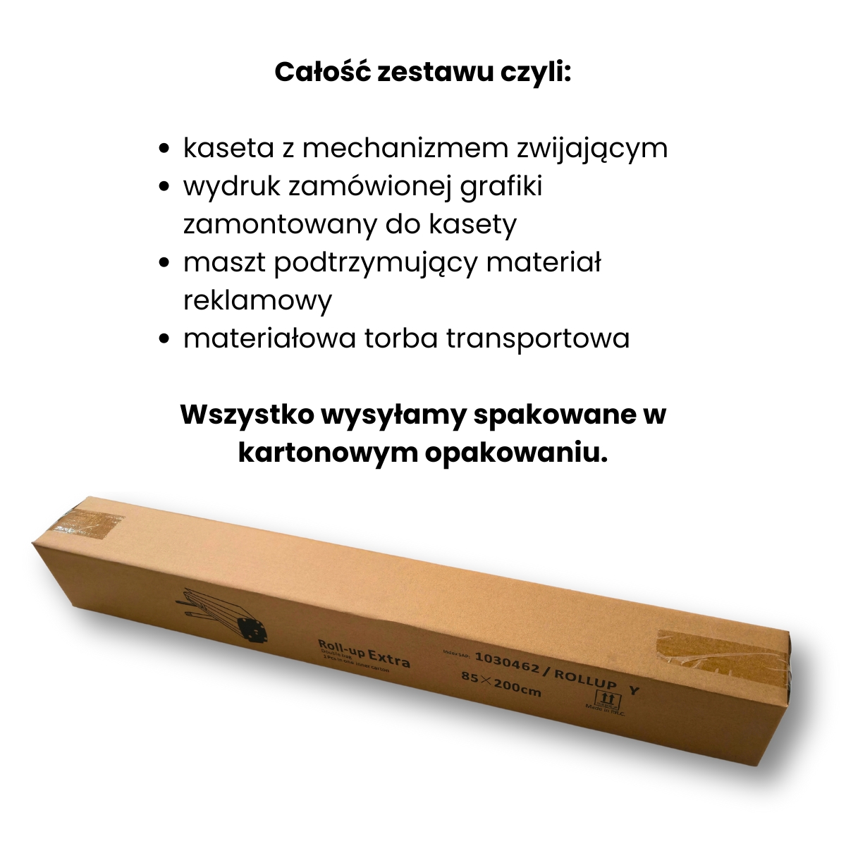 Roll-up Standard – detal jakości wykonania